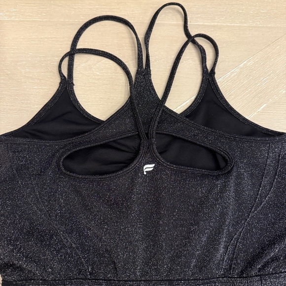 Fabletics Seemless Lurex Jumpsuit Black Sparkle sz LG - Picture 6 of 15